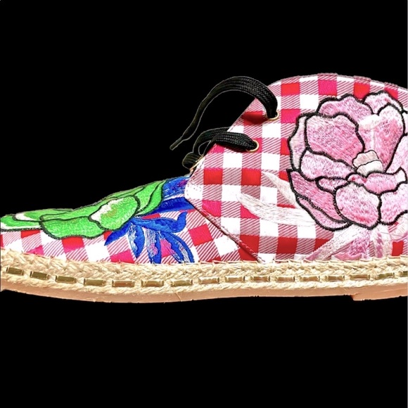 RARE: Blumarine Checker & Tropics Shoes - Picture 4 of 10